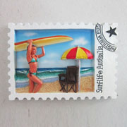 Stamp Magnet Surfing